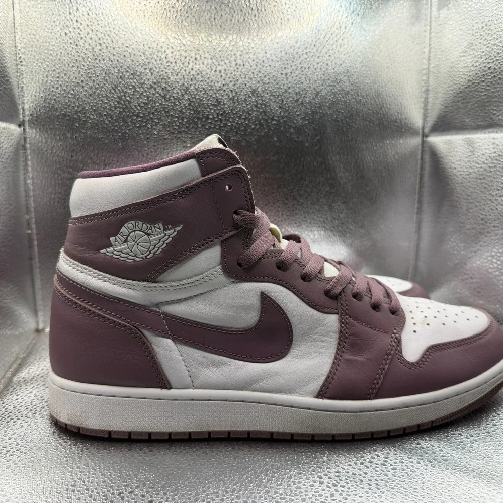Size 13 Air Jordan 1 Retro OG High Mauve Purple Mens‎ Sneaker Shoes DZ5485-105